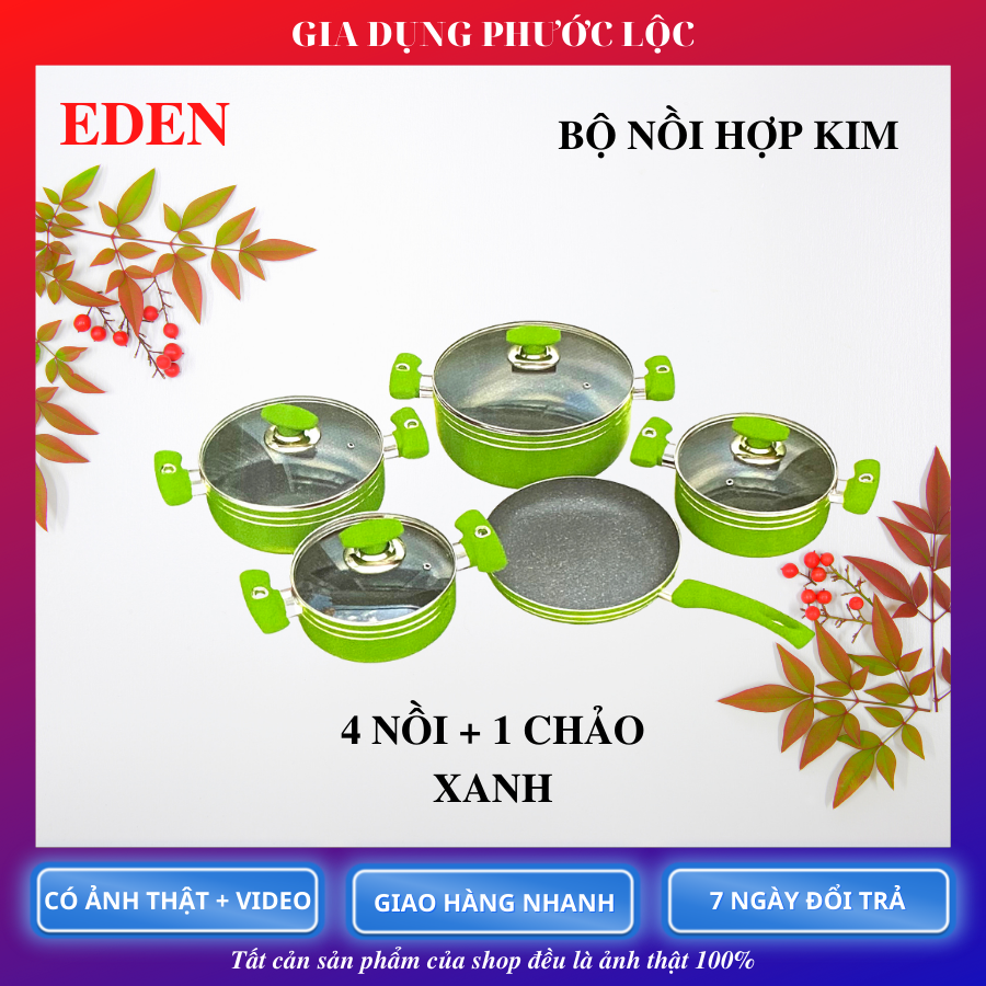 BỘ NỒi 5 HỘP KIM