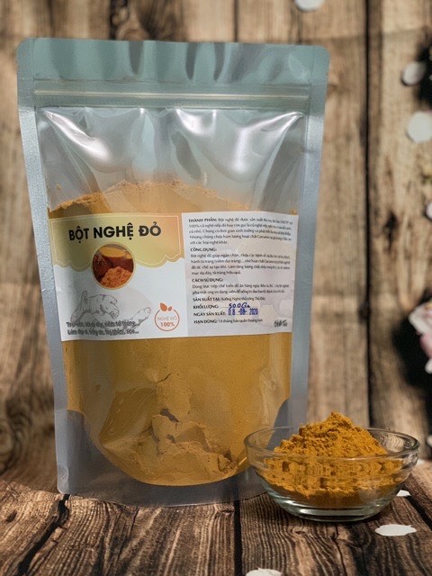[HCM]Bột Nghệ Đỏ (Uống được Giàu Cucurmin) - Mờ Thâm Da Khoẻ