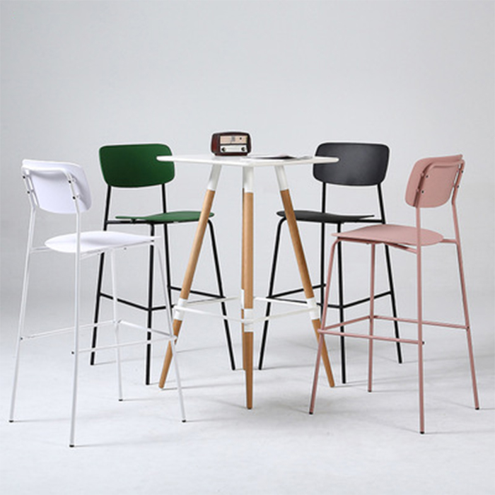 BÁO GIÁ Có Nên Làm Đảo Bếp | Shopee Lazada Sendo Tiki mới nhất 40 Ghế nhựa quầy bar chân sắt có tựa lưng xếp chồng, Ghế quầy bar/ đảo bếp chân sắt nhiều màu, Ghế nhựa đúc decor phòng bếp đẹp