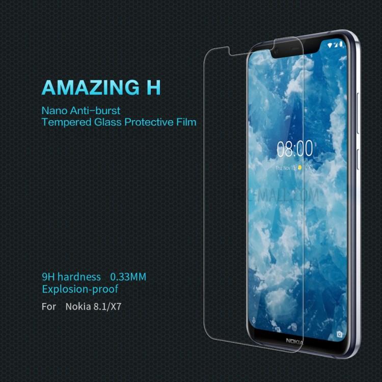 Kính cường lực Nokia 8.1/ Nokia X7 (Trong Suốt)