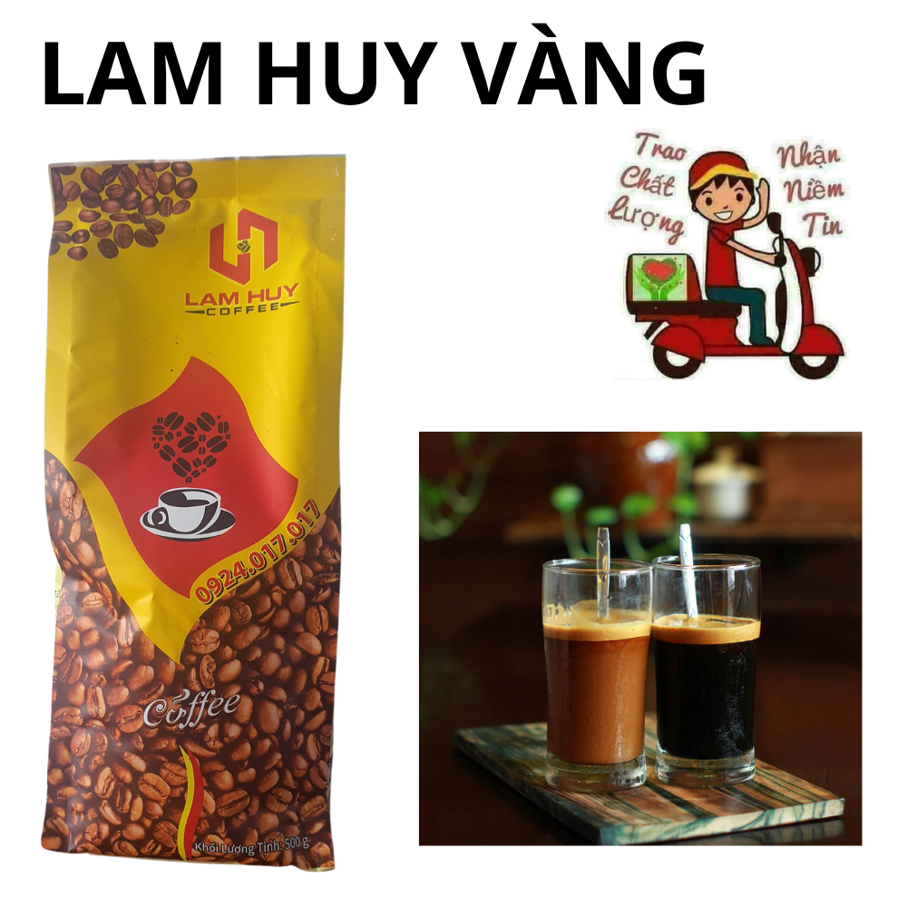 1kg cà phê chồn - Lam Huy rang xay pha phin thơm ngon đậm đà