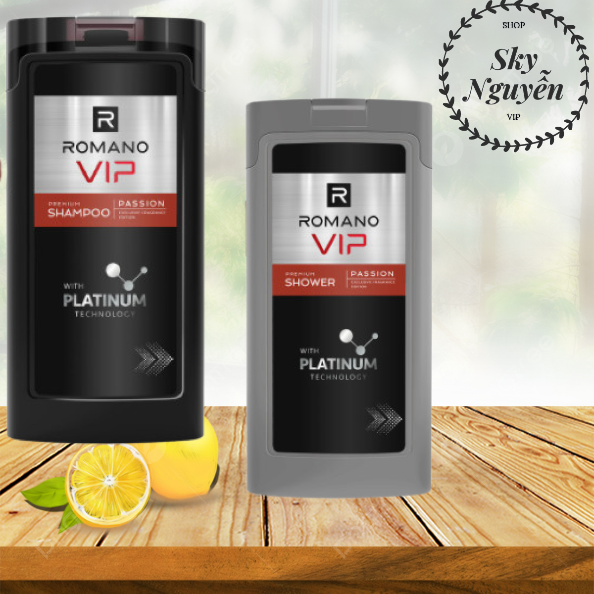 Dầu Gội/ Sữa Tắm Romano Vip Passion 150g.