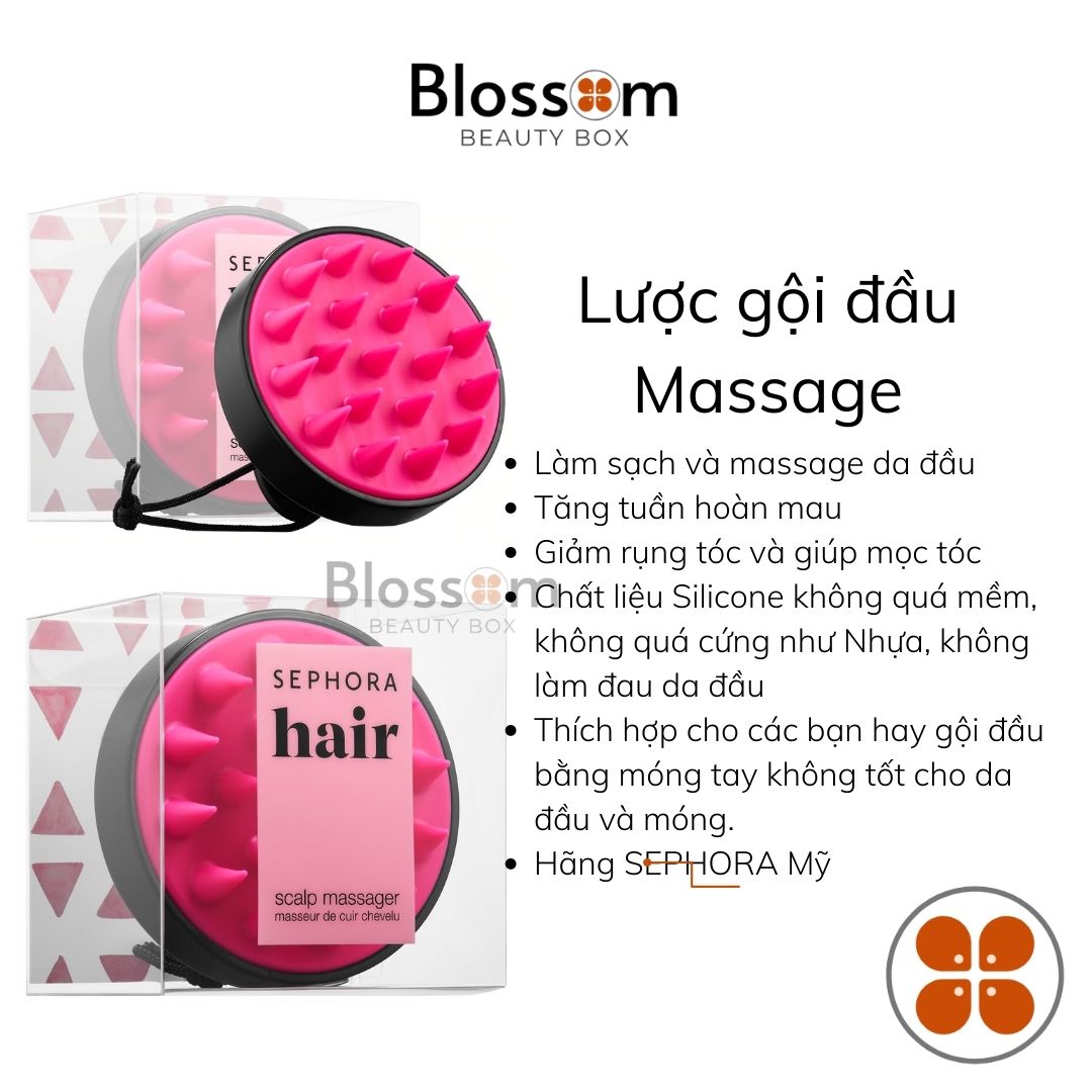 Lược gội đầu massage Scalp brush (đủ bill)