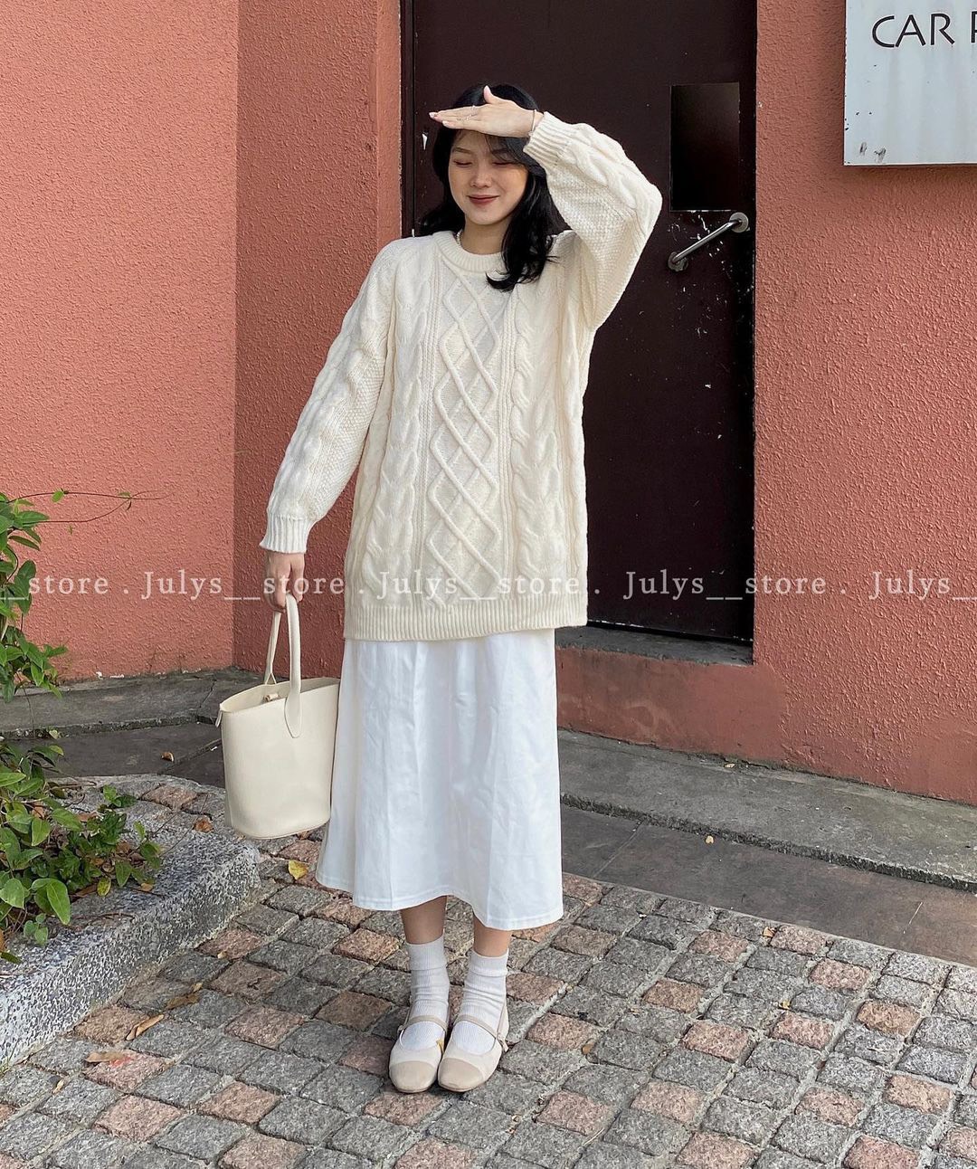 Áo len thừng oversize Chất len dày dặn Hàng QC