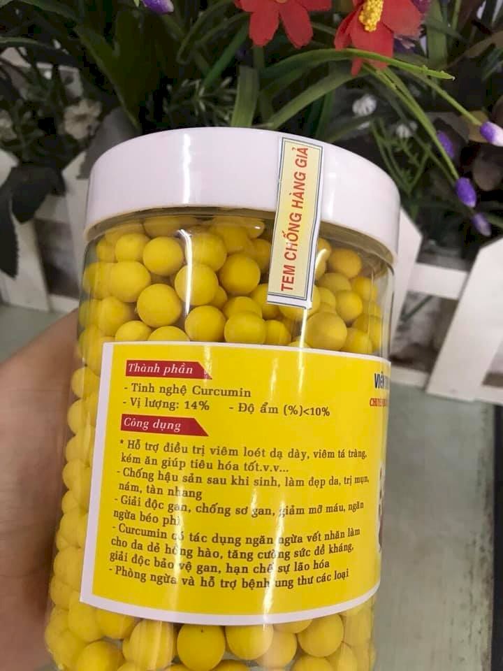 500g Viên tinh nghệ mật ong siêu giòn ngon GT038