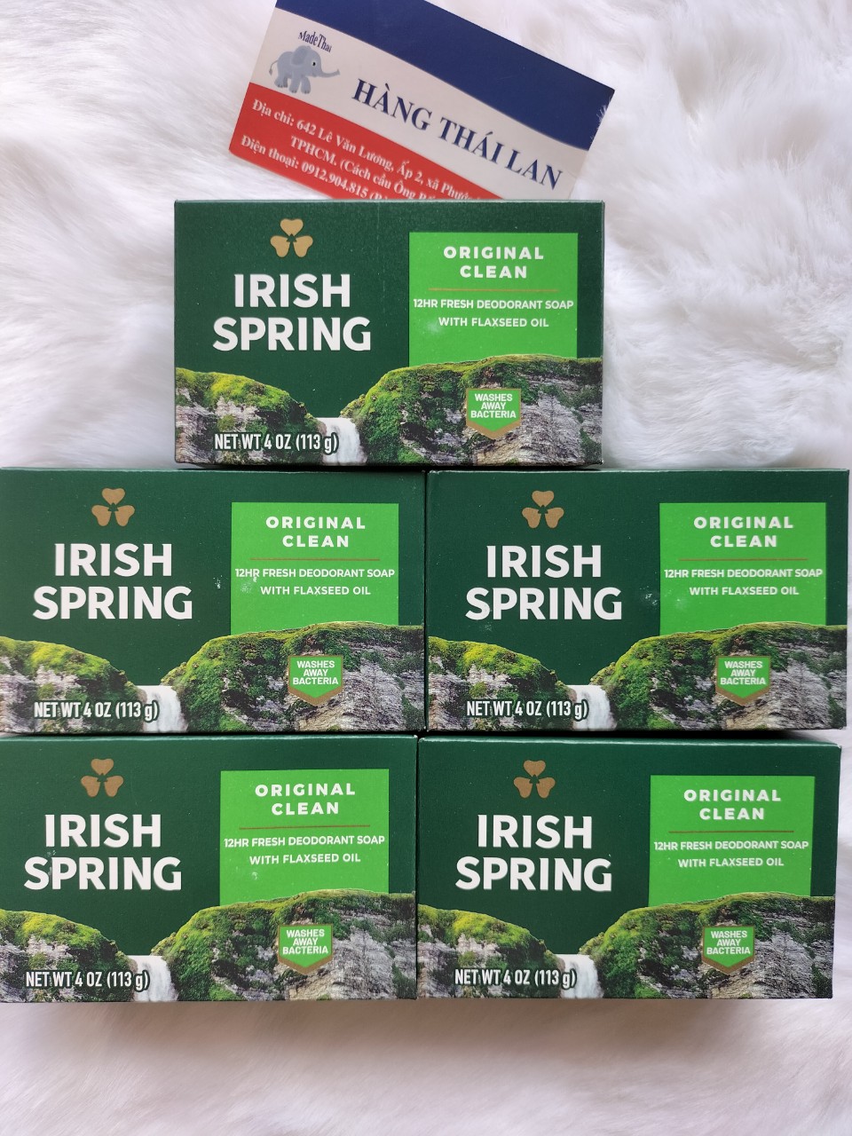 [HCM]Combo 2 cục Xà bông Irish Spring Original 113g USA-Xà phòng IRIS