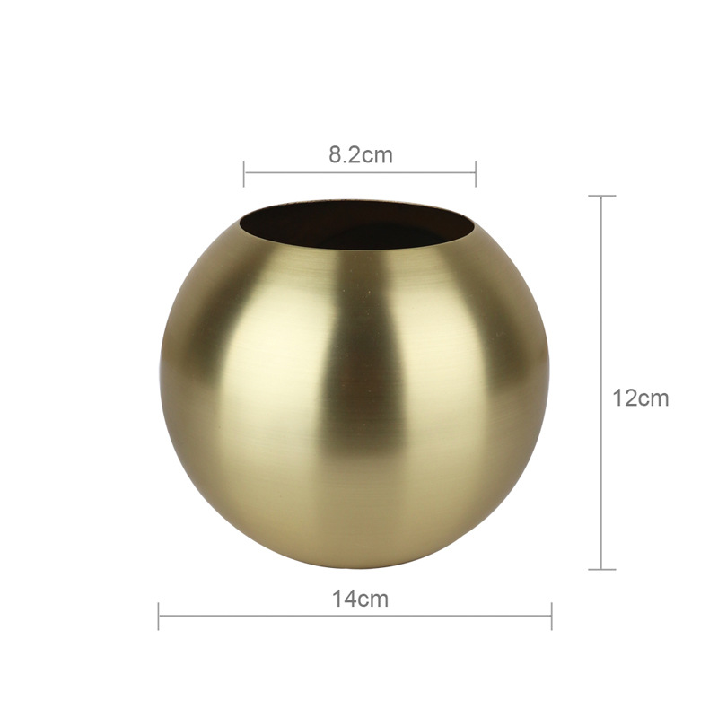 [HCM]BÌNH CẮM HOA INOX MẠ VÀNG
