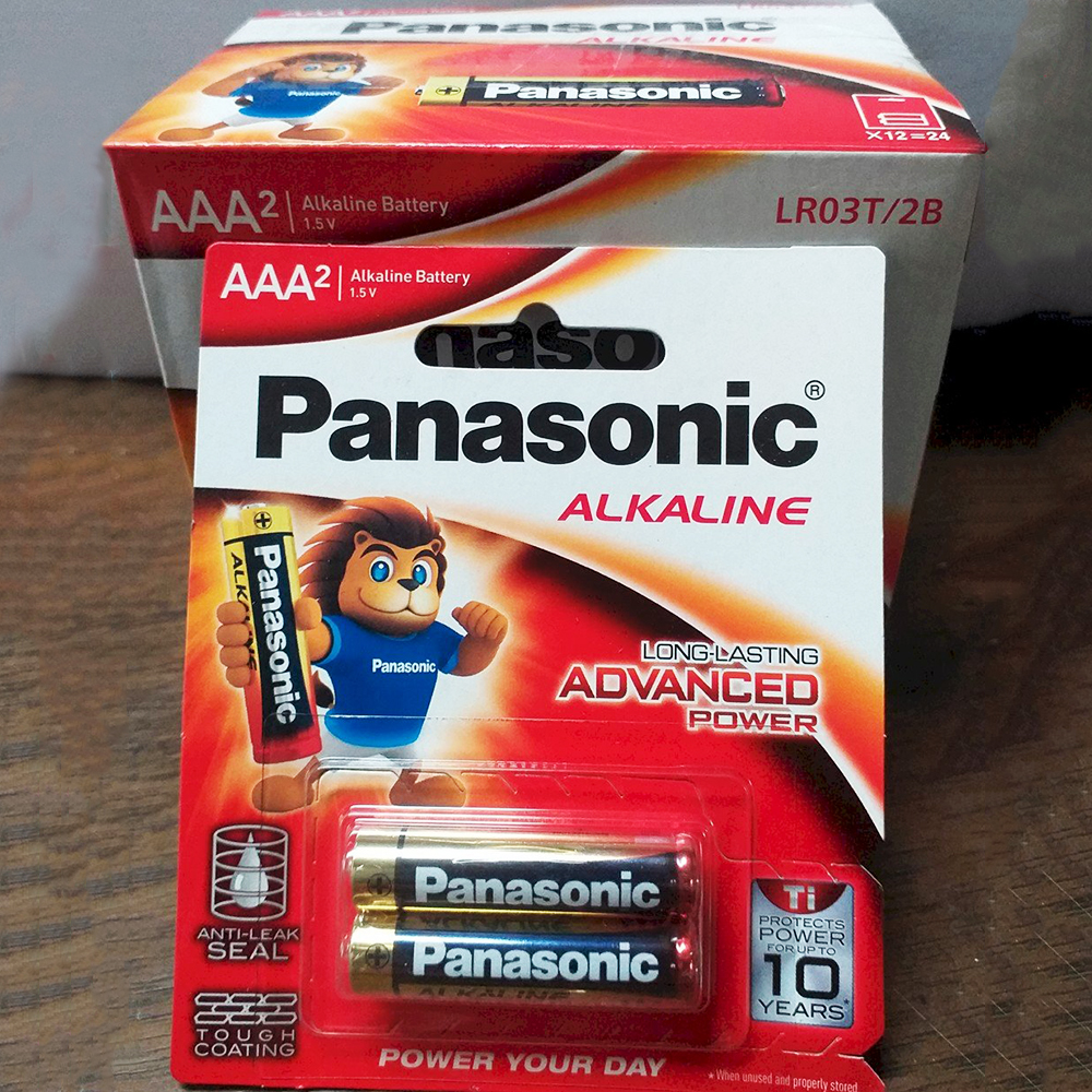 Pin Panasonic AAA alkaline, Pin đũa LR03T/ 2B