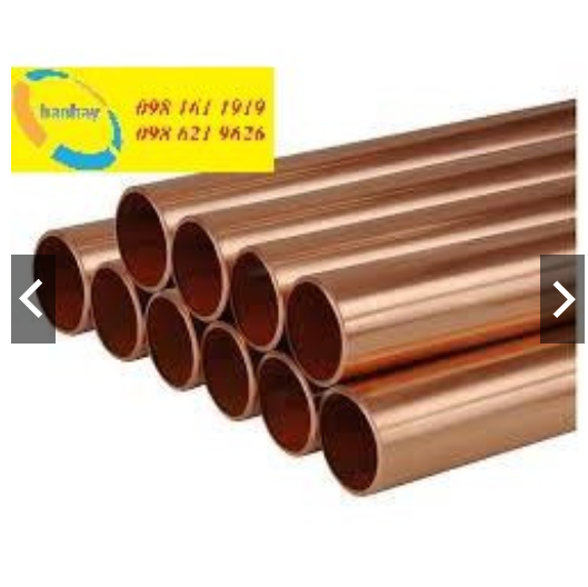 Ống đồng đỏ phi 22 dầy 1mm dài 2.9m ( cắt 50cm/đoạn cho dễ vận chuyển )