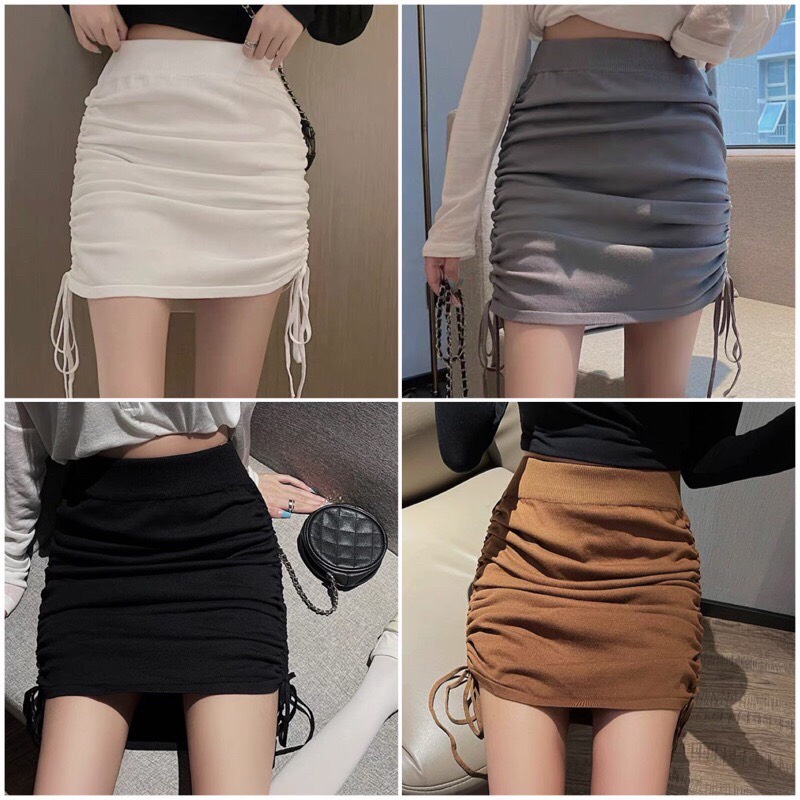 Chân váy rút dây bên ngắn siêu hot