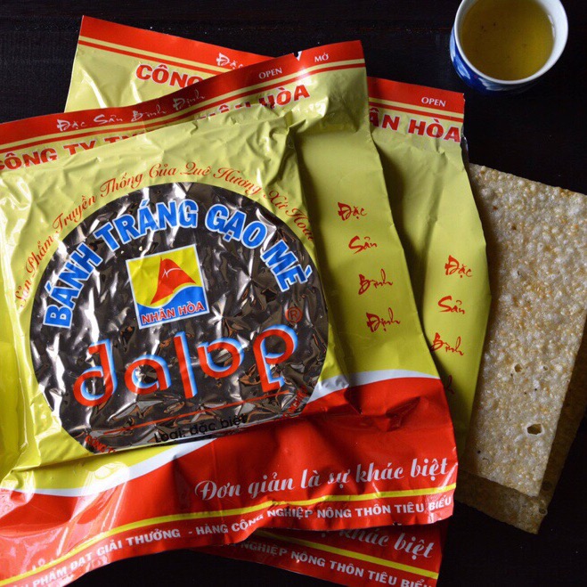 [HCM]Combo 5 bịch bánh tráng gạo mè Dalop (4 cái/bịch)
