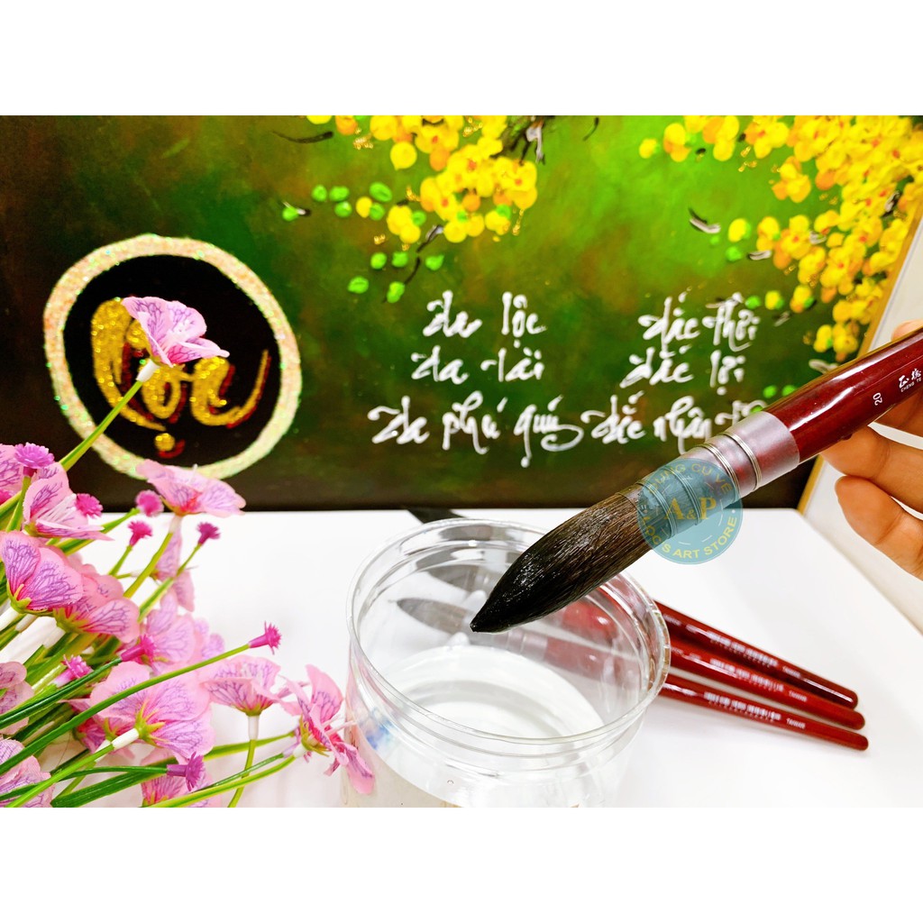 CỌ MOP VẼ MÀU NƯỚC LÔNG CHỒN CAO CẤP SỐ 10 A200 (CHENG TE)