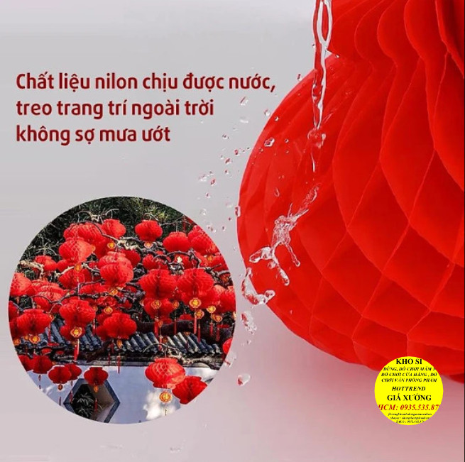 10 Lồng Đèn Đỏ Chữ Phúc