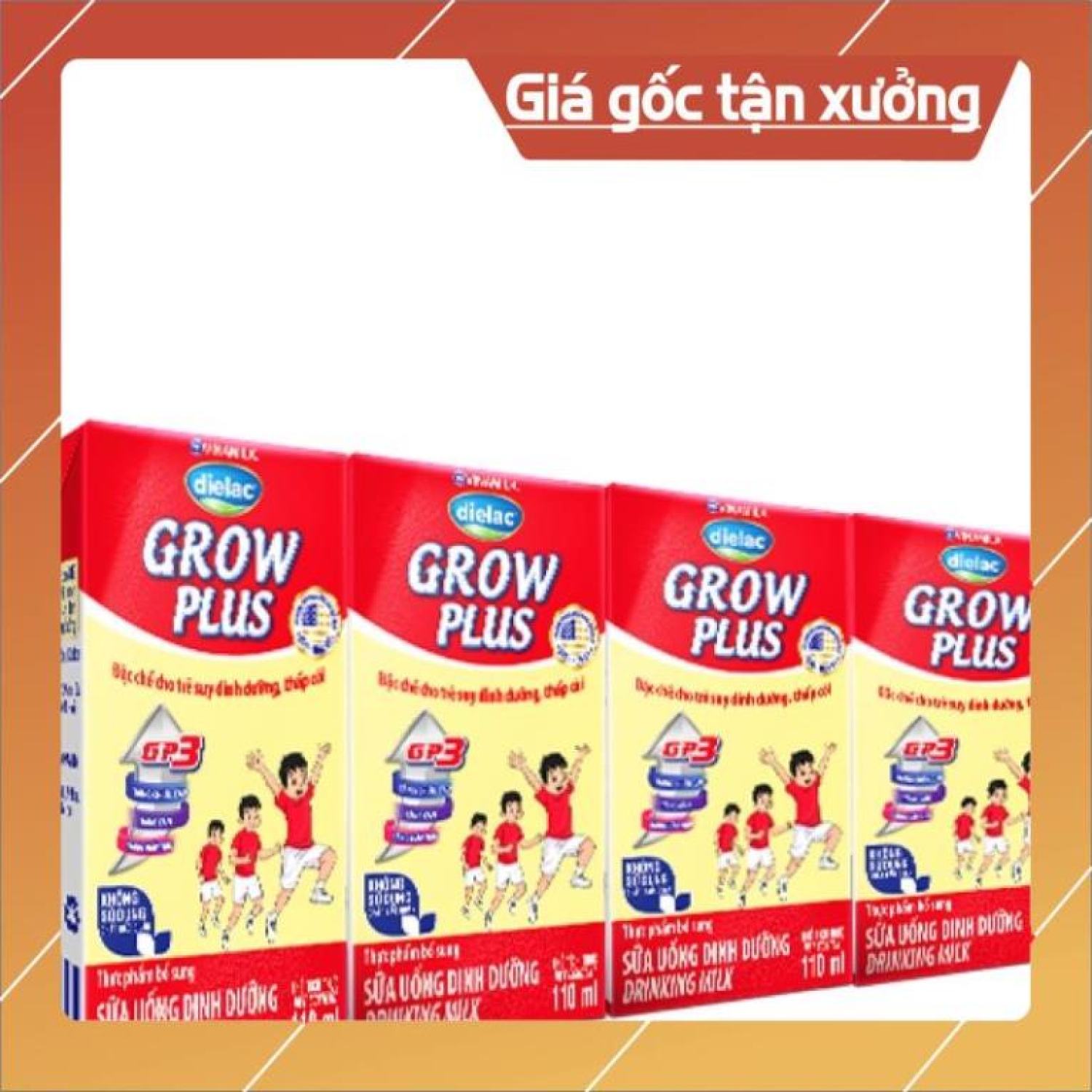 Sữa Bột Pha Sẵn Grow Plus Vinamilk 110ml [ Mẫu Mơi] [ Thùng x48H] [ date luôn mới ]