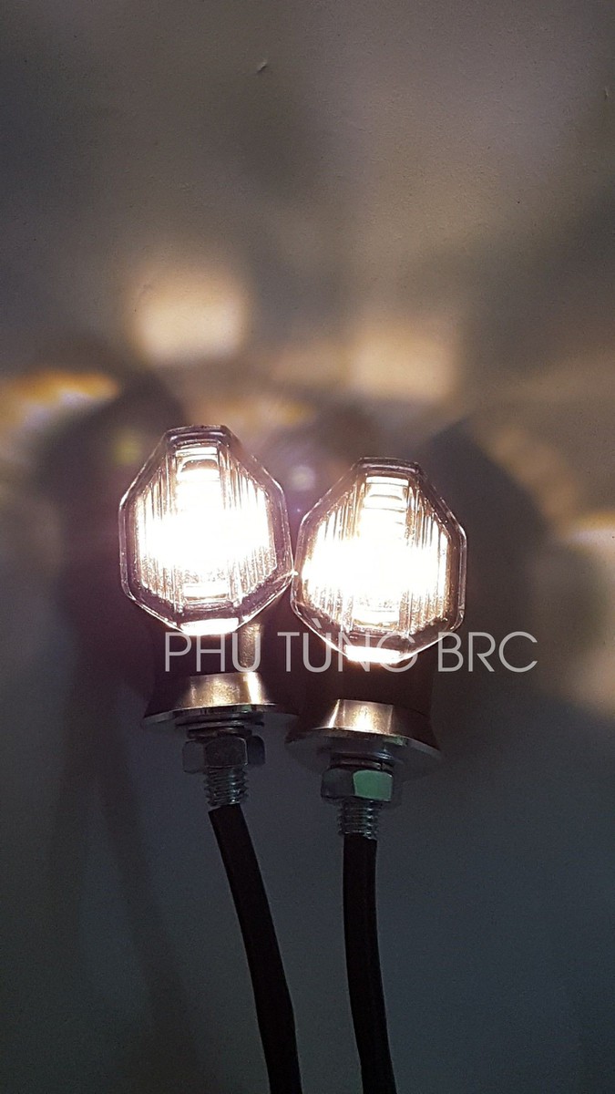 Đèn LED xi nhan trước, sau xe máy ( 1 CẶP ).