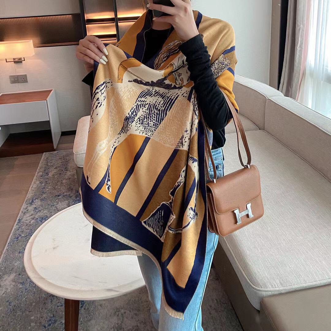 khăn dạ Her.mès cao cấp
