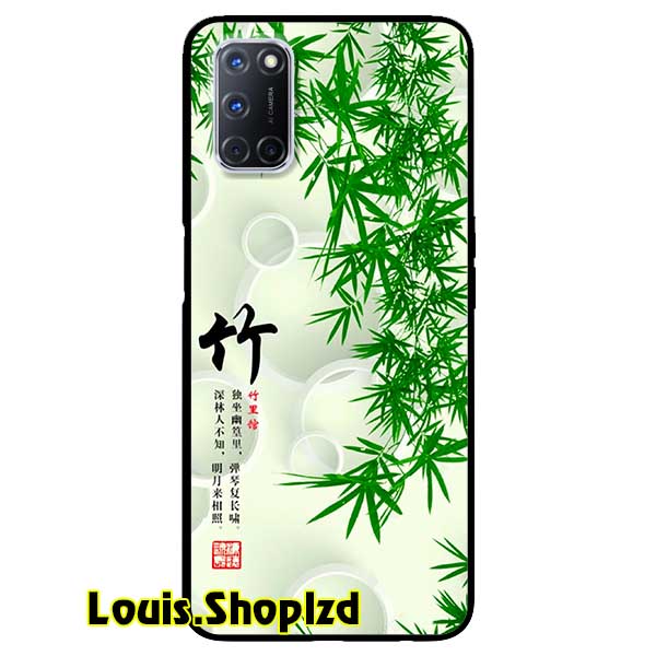 [HCM]Ốp Lưng Dành Cho Oppo A52 / A72 / A92 Mẫu Thư Pháp Lá Tre