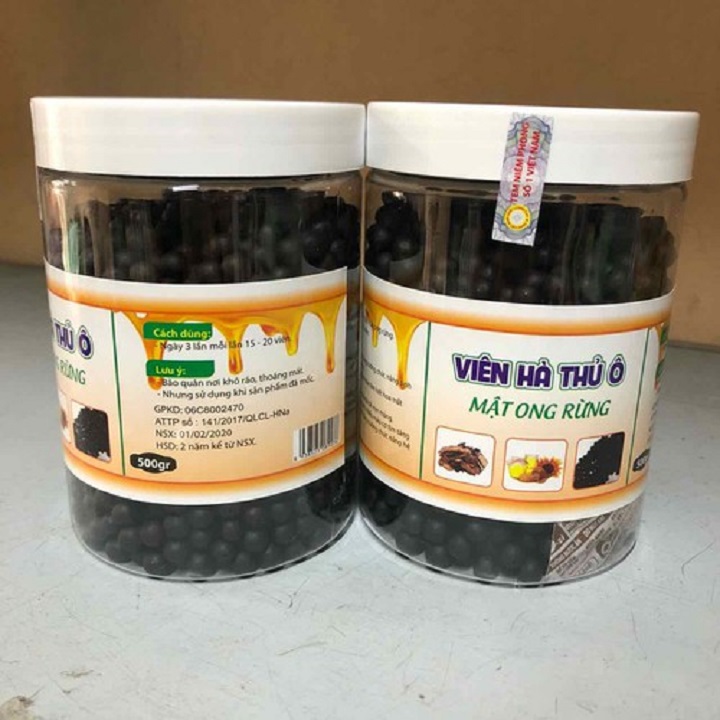 vien hà thủ ô mật ong rừng 500g