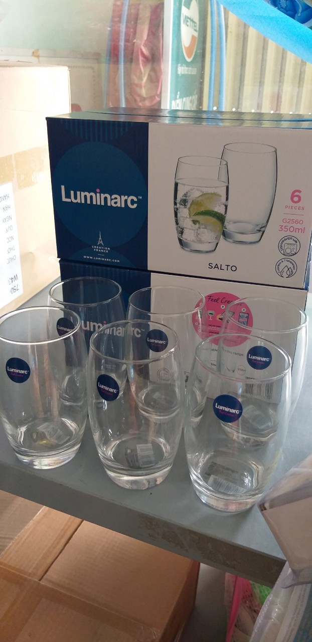 bộ 3 Ly Thủy Tinh Luminarc G2560 350ml