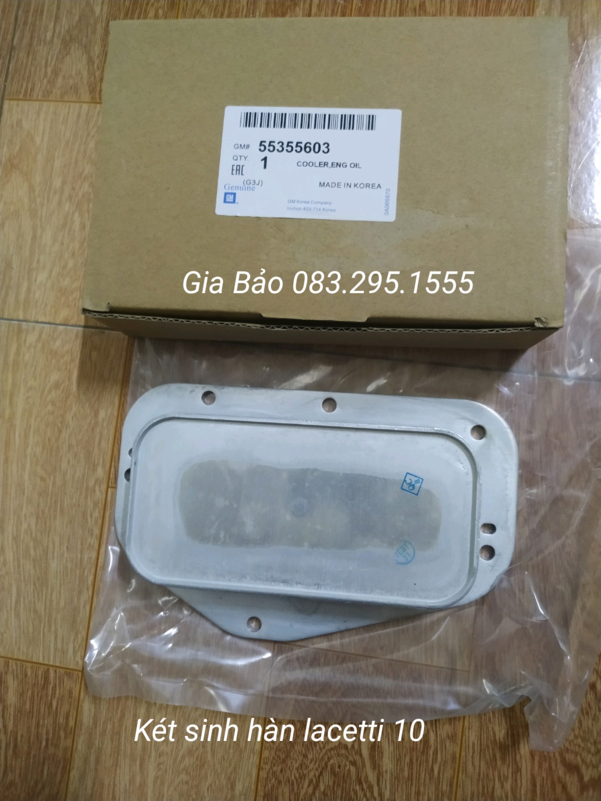 Két sinh hàn Lacetti cdx 10 - 15 , Cruze (két + gioăng ) oem