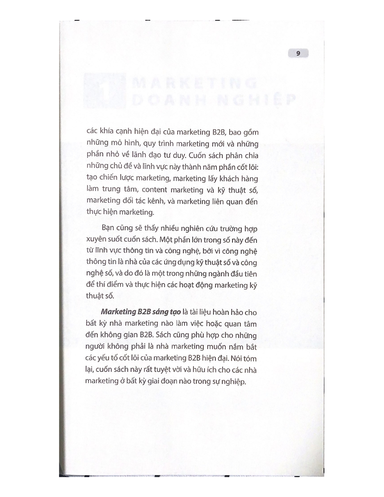Sách - Marketing B2B Sáng Tạo-Vanlangbooks