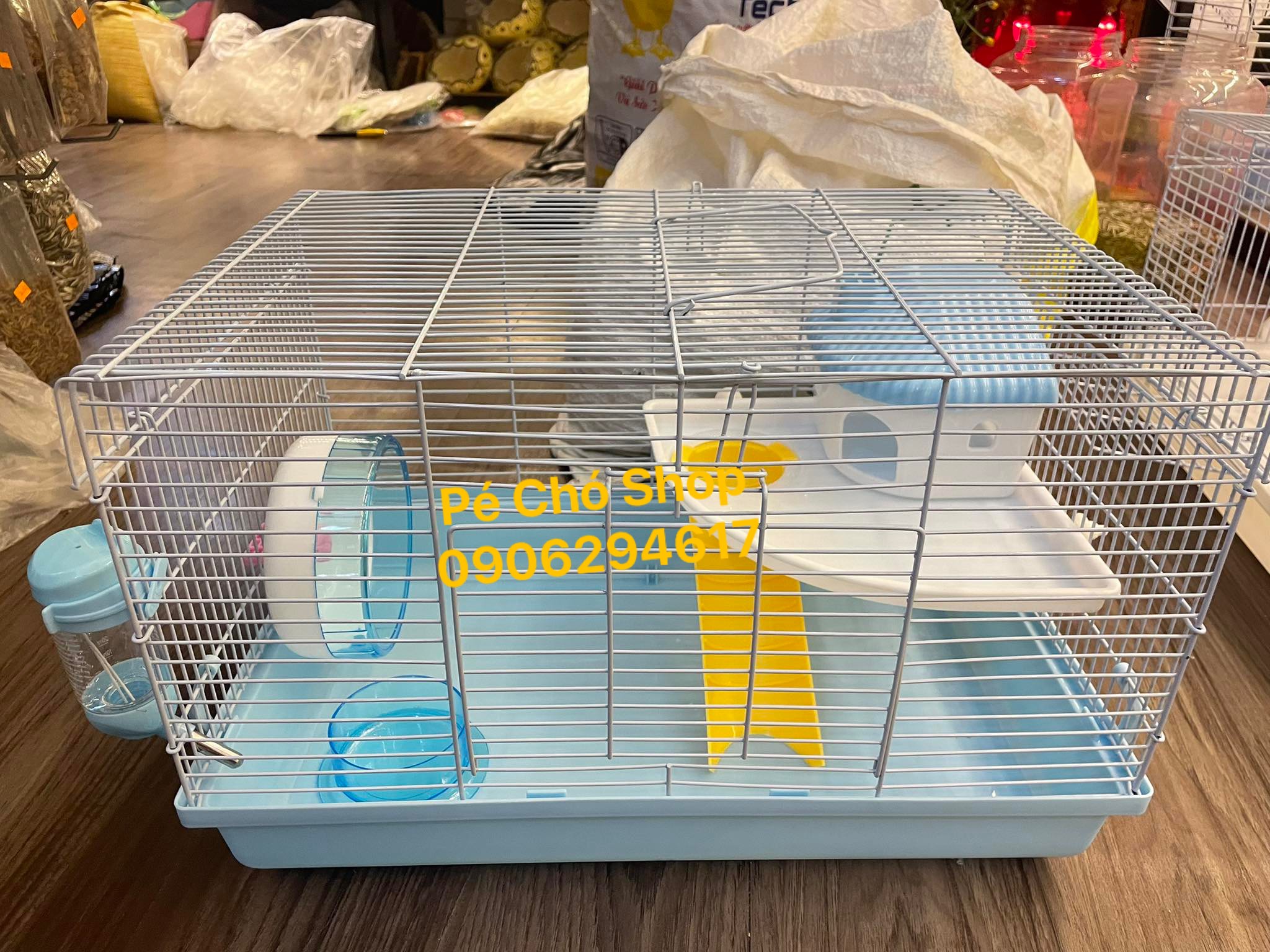 [HCM]Lồng hamster full phụ kiện BigSize cho hamster (y hình)