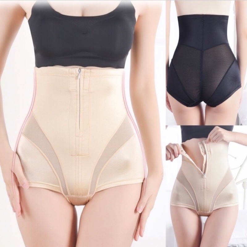 Quần Gen Bụng Su-Quần Nịt Bụng Lưng Cao Có Khóa Kéo Tiện Lợi Hot Hit