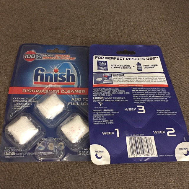 Viên vệ sinh máy rửa bát finish