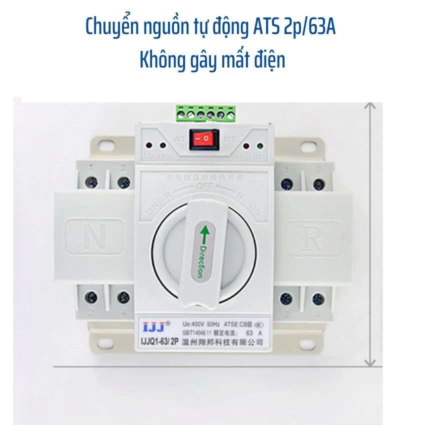 Chuyển nguồn tự động ATS 2P 63A
