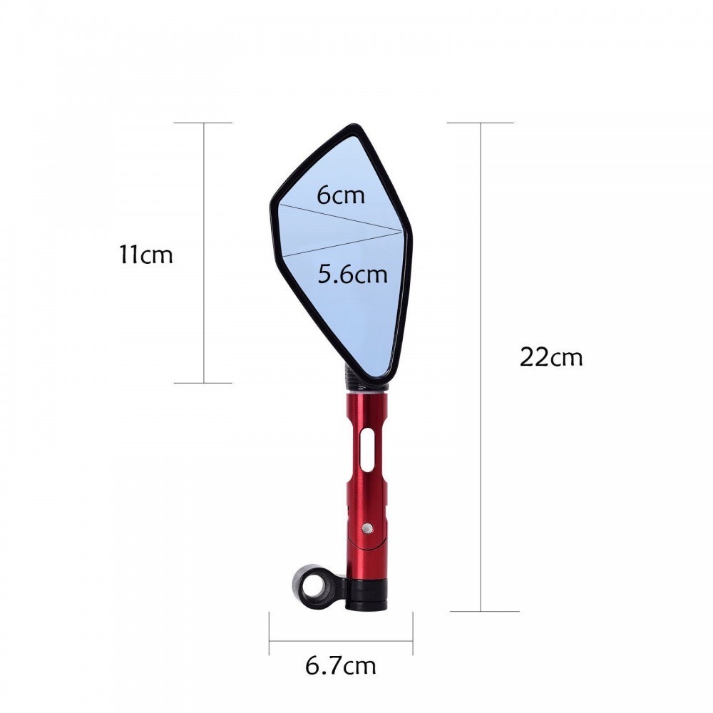 Kính chiếu hậu RIZOMA 5 cạnh HÀNG ĐẸP ( 1 CÁI BÊN TRÁI )