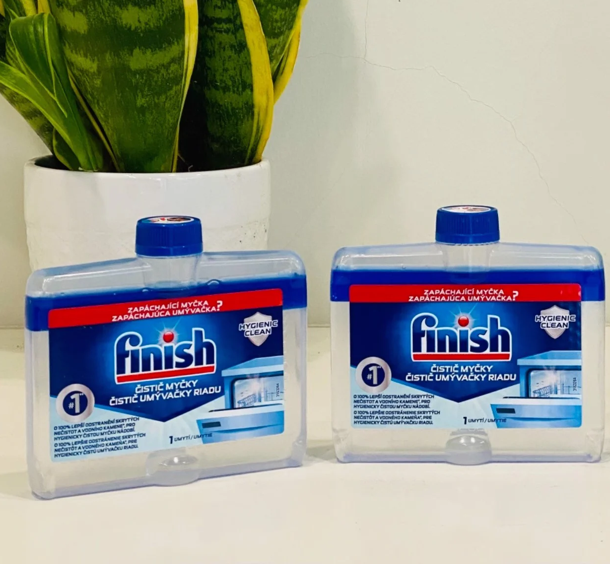 2 chai Dung dịch vệ sinh máy rửa bát Finish 250ml (250ml x2)