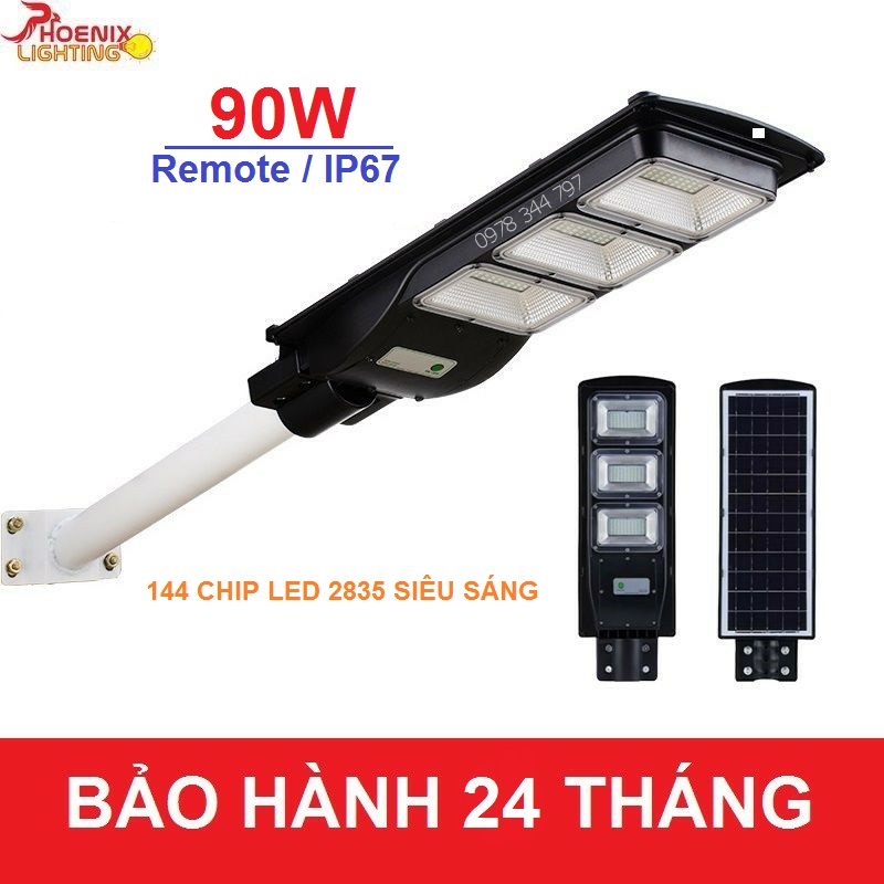 Đèn năng lượng mặt trời liền thể 90W-60W