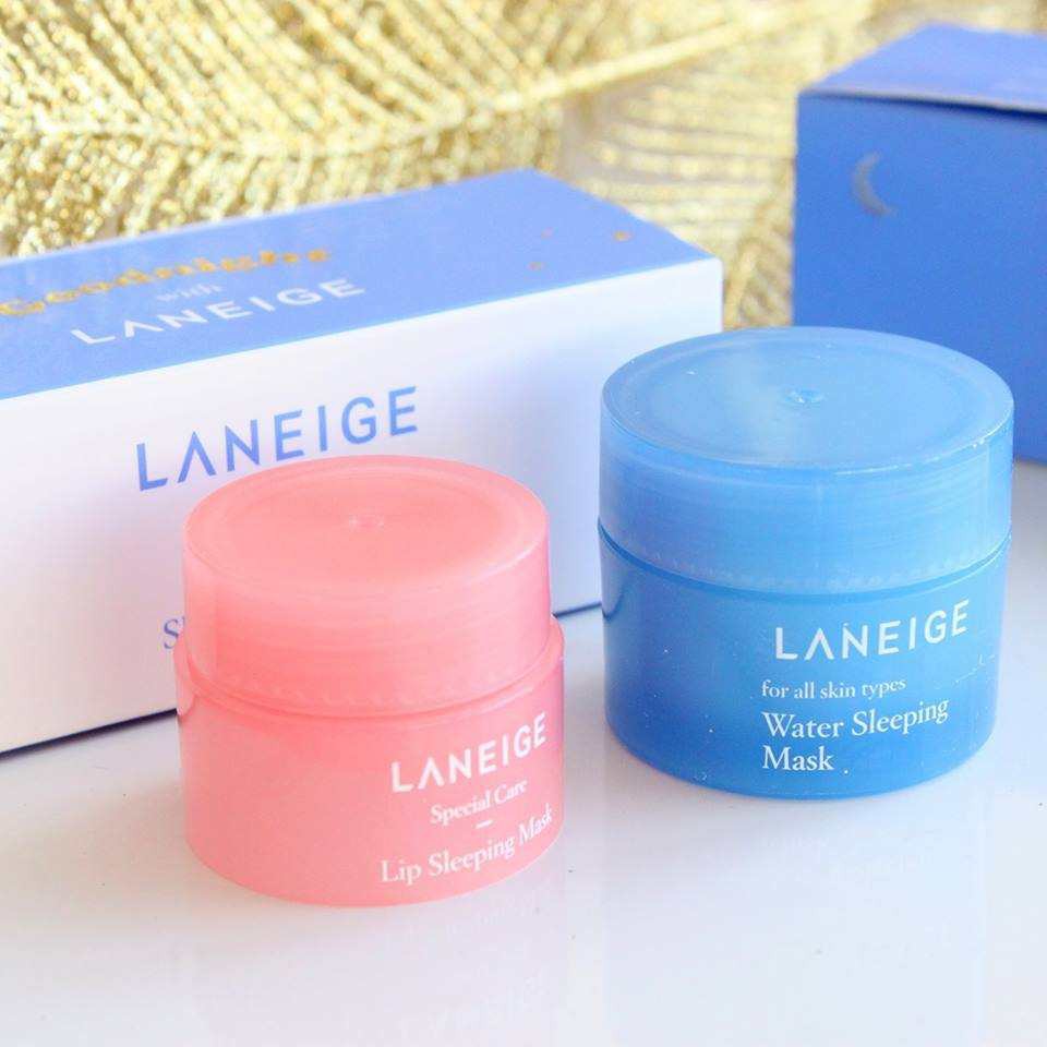 Mặt nạ ngủ mặt và môi Laneige size mini
