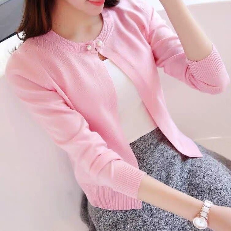 Áo Khoác Len Cúc Ngọc
