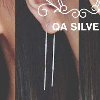 CHAIN QA SILVER Earrings