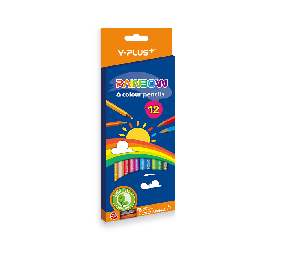 Bút chì rainbow hộp giấy yplus - pc110402