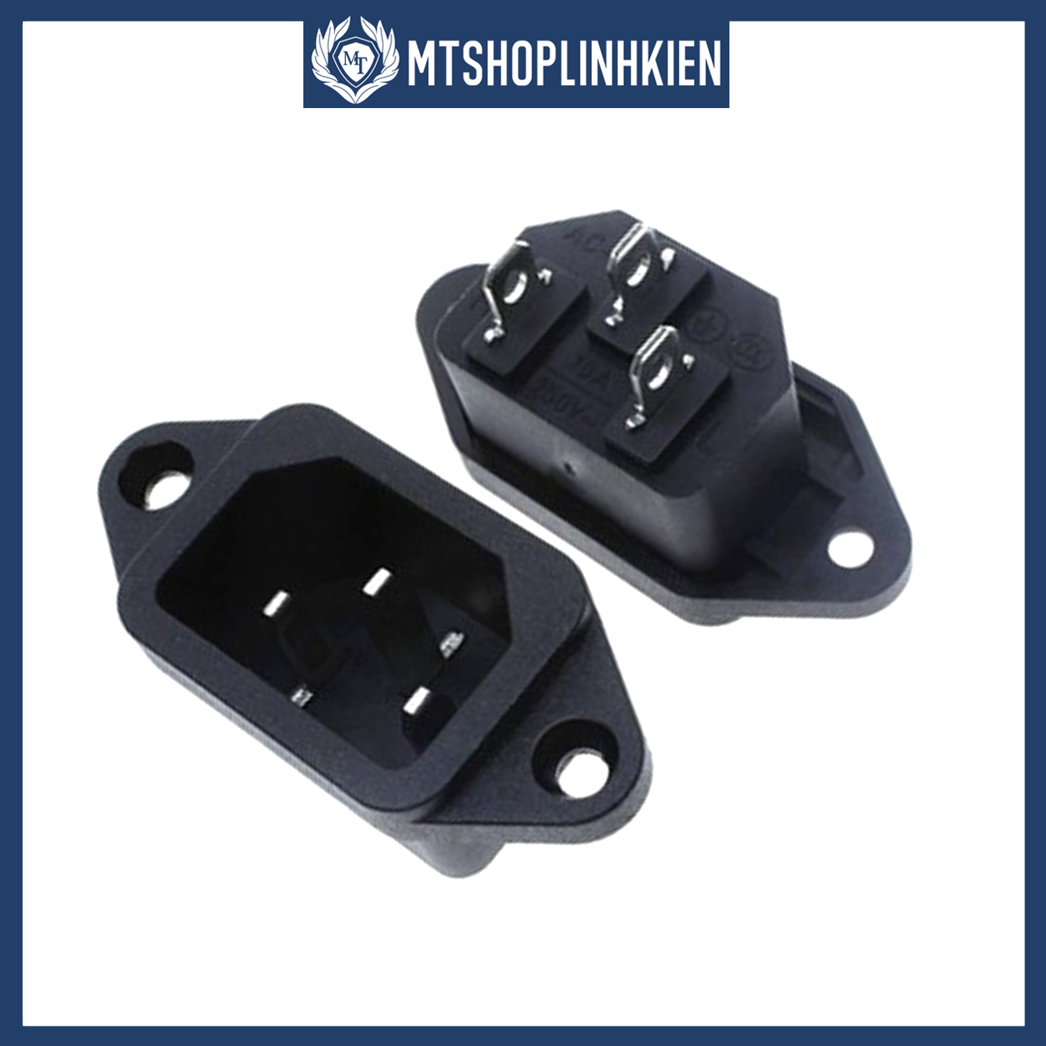 Jack nguồn AC 3 chân ổ cắm nồi cơm điện