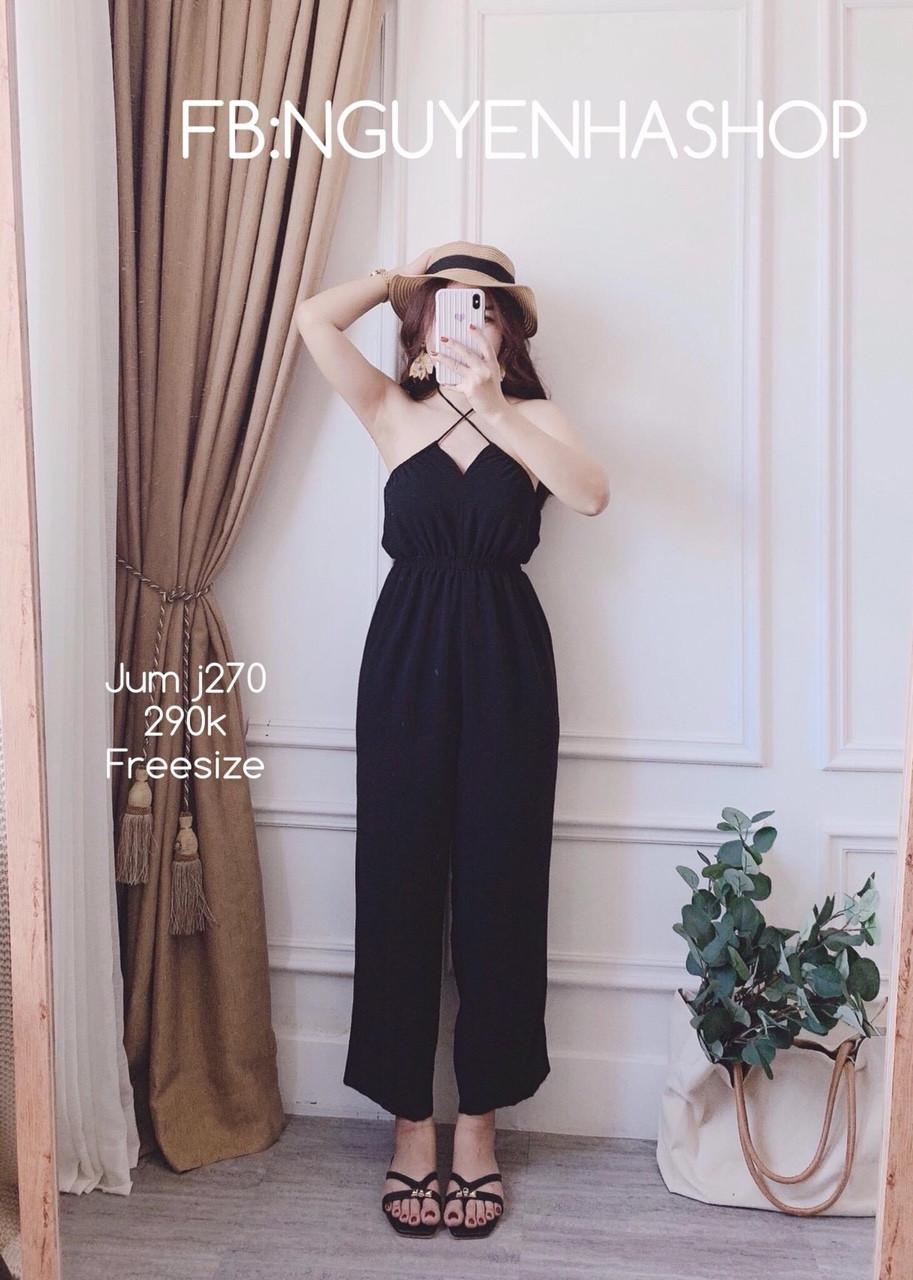Jumpsuit dây chéo-TH
