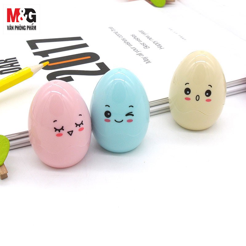 Gọt chì m&g 91229 hình quả trứng- nhiều màu cực cute