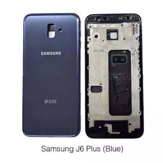 Bộ vỏ samsung j6 plus zin