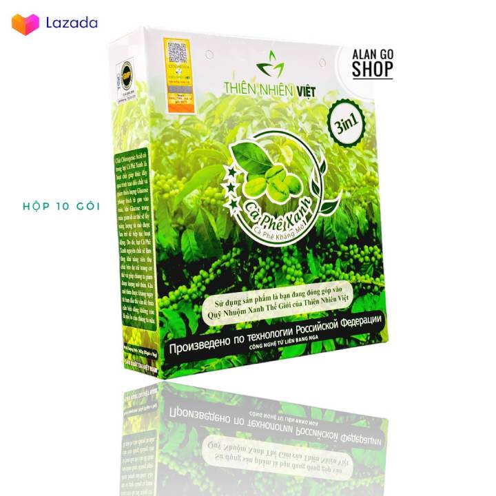 Cà phê xanh giảm mỡ giảm cân – Thiên Nhiên Việt – top1shop