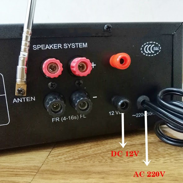 Ampli Cali BX-2277 Nguồn 12v/220v