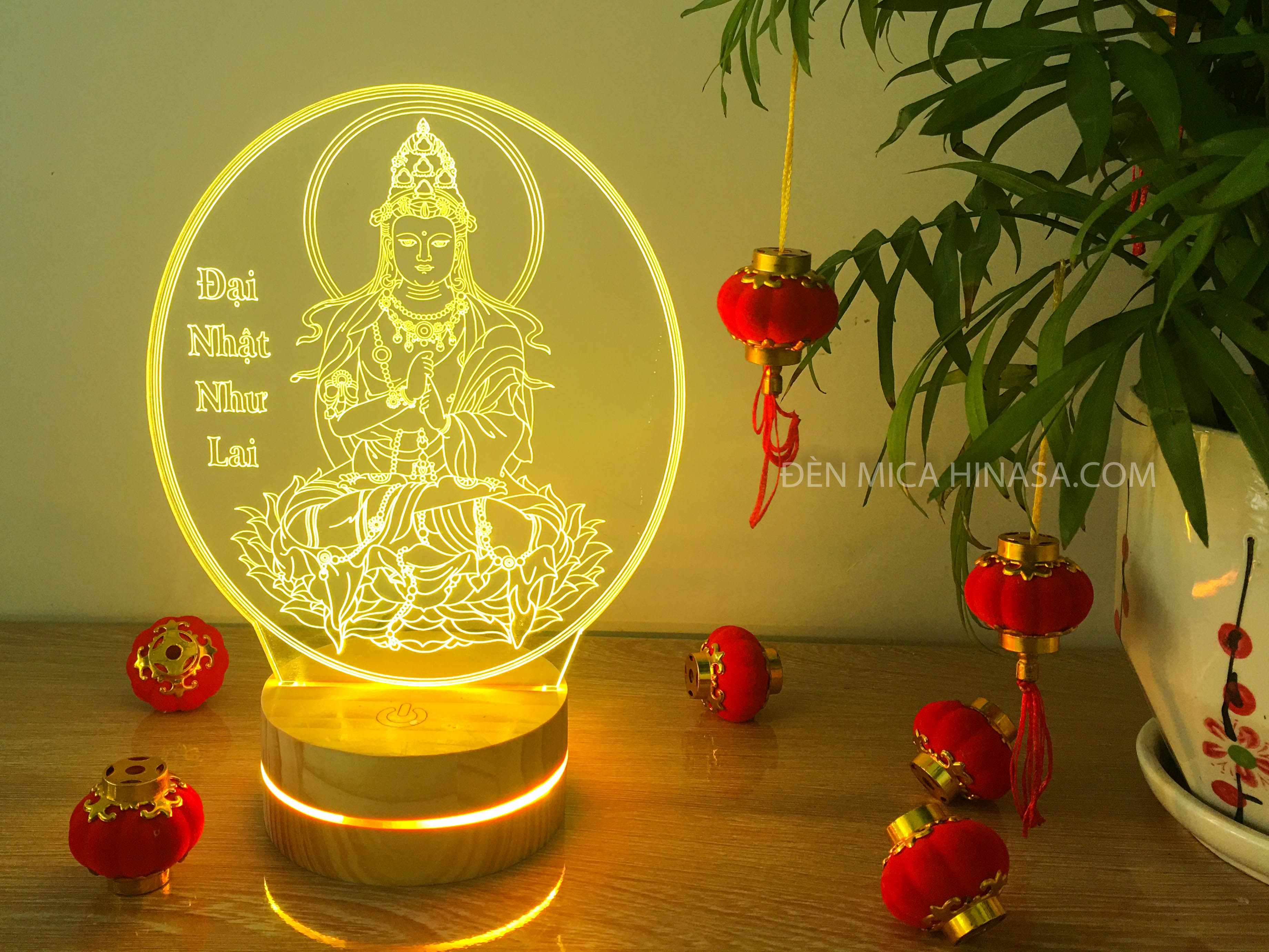Đèn tuổi Thân - Như Lai đại nhật  16 màu