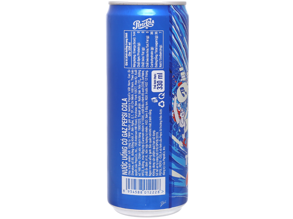 [HCM]LỐC 6 LON PEPSI 330ML