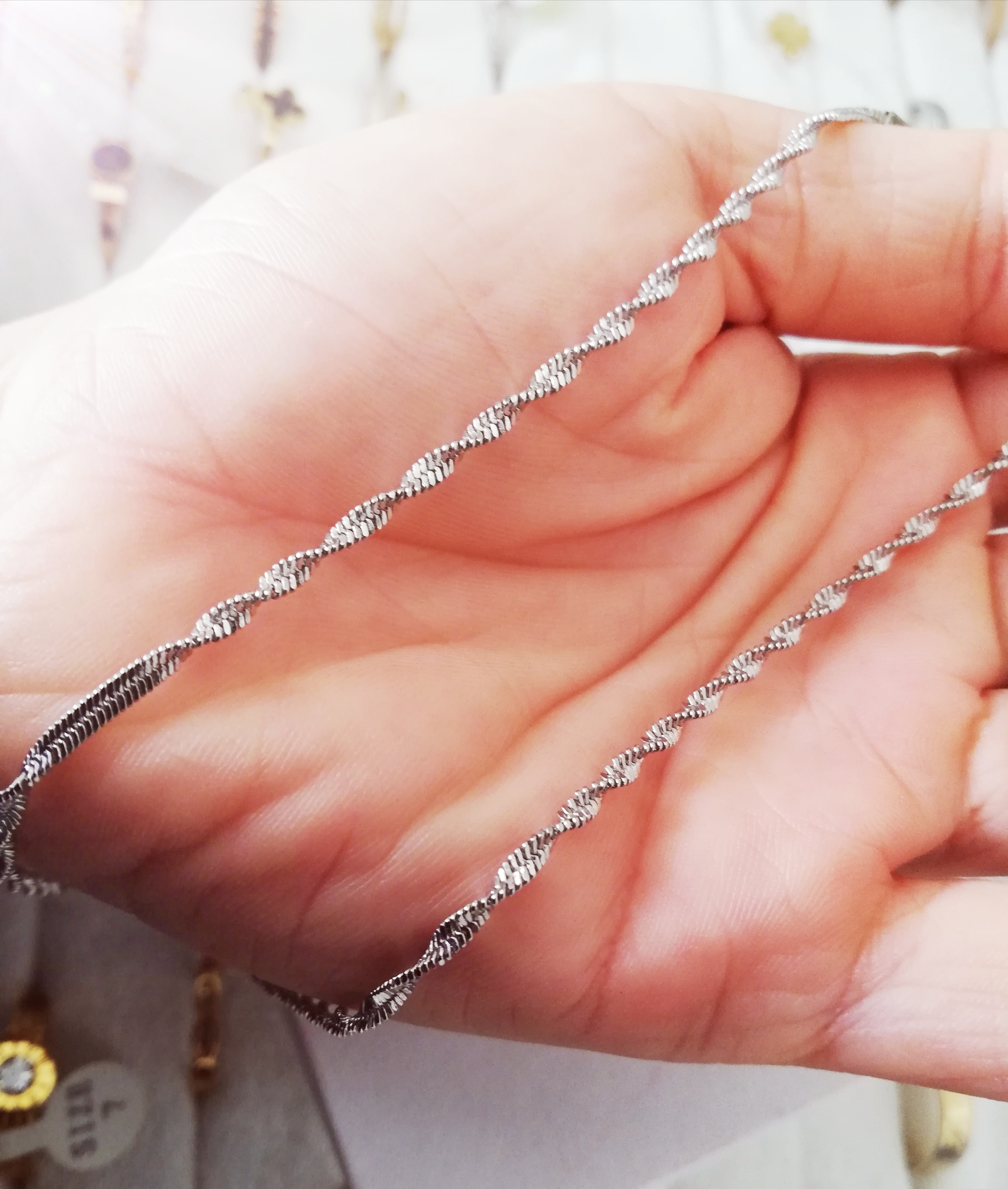 Dây Chuyền Inox Dạng Xoắn (Không Mặt)
