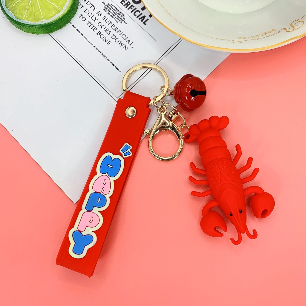 Móc chìa khóa tôm hùm đỏ