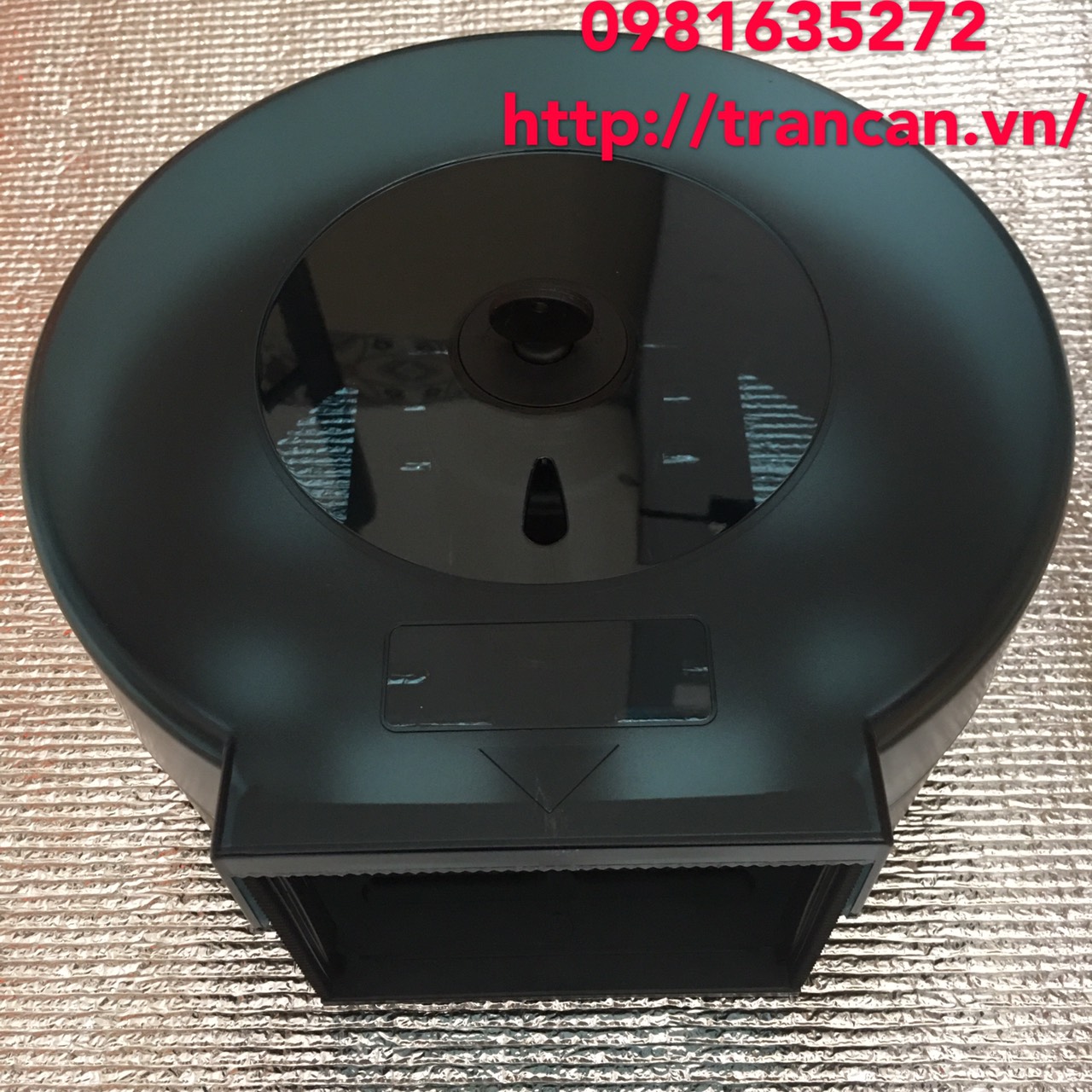 Hộp đựng giấy vệ sinh cuộn lớn - Xanh đen