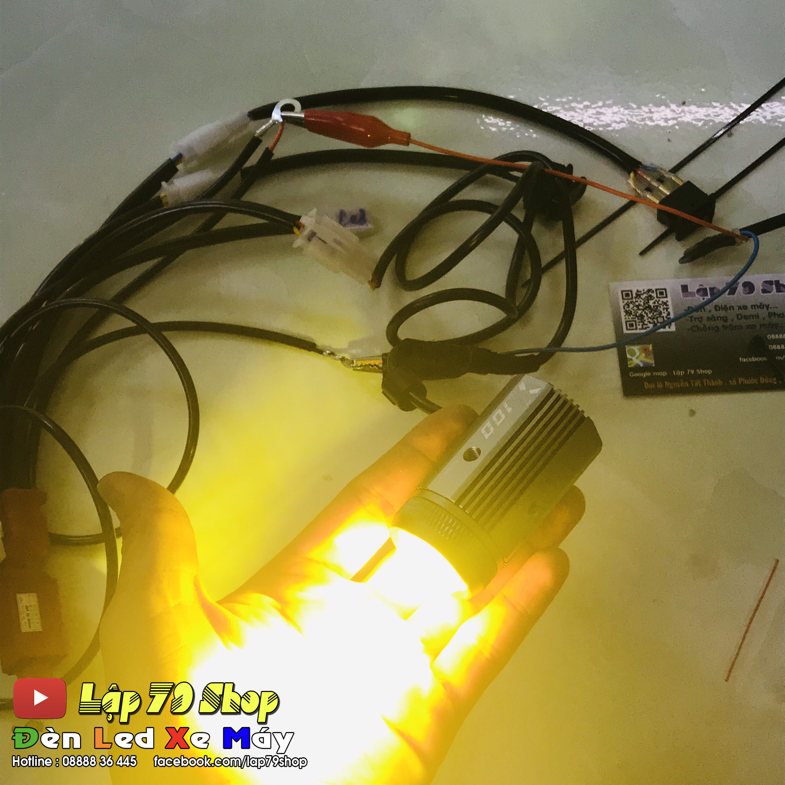 [LẬP 79 CENTER] Mạch Passing On Off Gắn Đèn Trợ Sáng Bi Cầu Mini