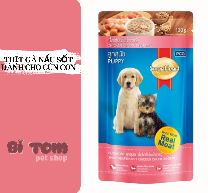 Pate cho chó SMART HEART - Gói 130gr