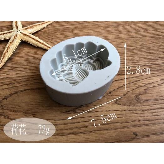 Khuôn silicon trung thu rau câu mẫu Hoa Sen